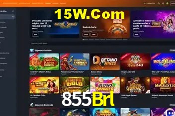 Interface moderna da plataforma 855Brl